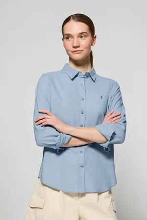 Polo Club® Camisa De Lino Y Algodón Regular Fit Con Bordado Rigby Go