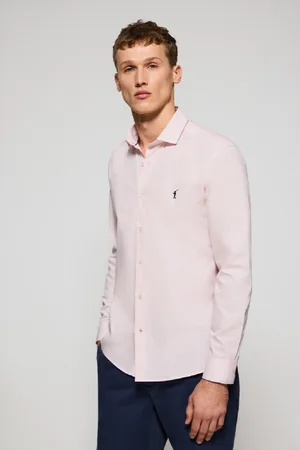 Polo Club® Camisa Slim De Popelín Con Logo Bordado Rigby Go