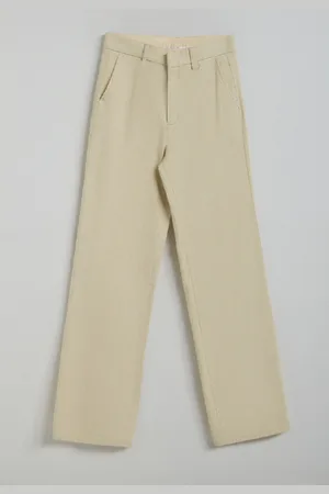 Polo Club® Pantalón Tamara De Lino Y Algodón Color Con Detalles Bordados