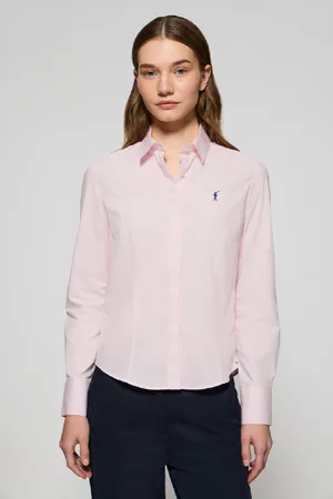 Polo Club® Camisa Slim De Popelín Con Logo Bordado Rigby Go