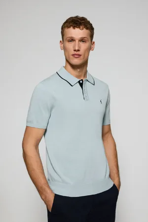 Polo Club® Polo Azul Claro De Punto Con Botones Y Bordado Rigby Go