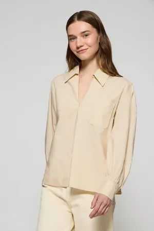 Polo Club® Blusa Solar Color De Algodón Con Detalle Bordado
