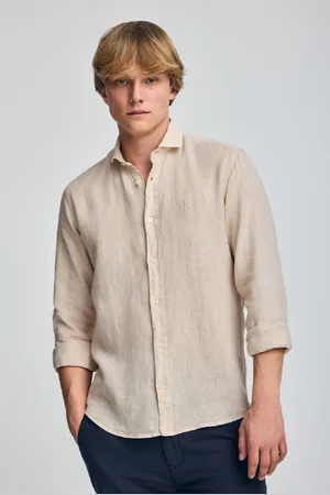 Polo Club® Camisa Color De Lino Garment Dye Con Bordado Rigby Best
