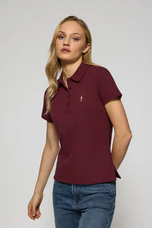 Polo Club® Polo Pereira De Cinco Botones Con Bordado Rigby Go
