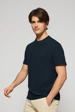 Polo Club® Camiseta Microestructura Con Monograma Bordado Pc