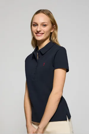 Polo Club® Polo Pereira De Cinco Botones Con Bordado Rigby Go