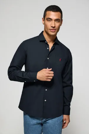 Polo Club® Camisa Slim De Popelín Con Logo Bordado Rigby Go