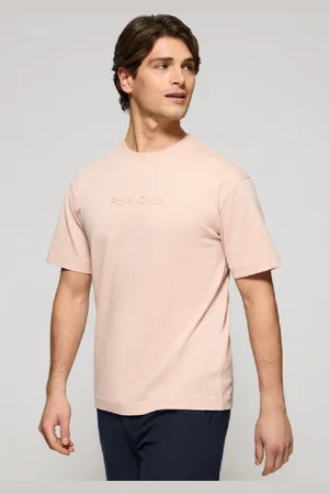 Polo Club® Camiseta Color De Manga Corta Y Cuello Redondo Con Logotipo