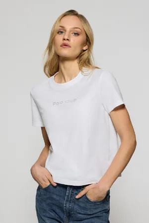 Polo Club® Camiseta Tori Blanca Con Logo Minimal Combo