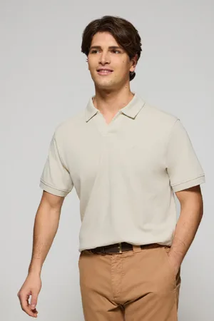 Polo Club® Polo Pascal Sin Botones Con Monograma Bordado