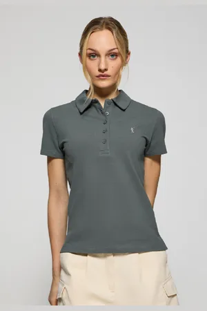 Polo Club® Polo Pereira De Cinco Botones Con Bordado Rigby Go