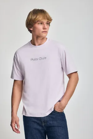 Polo Club® Camiseta Color De Manga Corta Y Cuello Redondo Con Logotipo