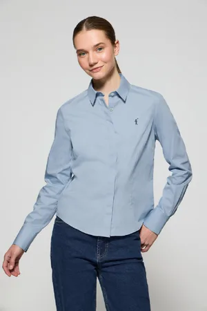 Polo Club® Camisa Slim De Popelín Con Logo Bordado Rigby Go