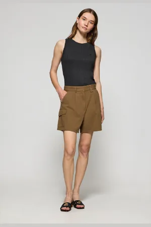 Polo Club® Pantalón Corto De Sarga Menfis Color Con Detalles