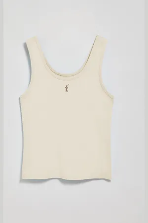 Polo Club® Camiseta Color Crudo De Tirantes Con Bordado Rigby Go