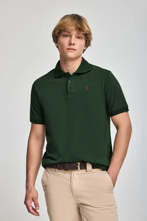 Polo Club® Polo De Manga Corta Y Tres Botones Con Logo Bordado Rigby Go