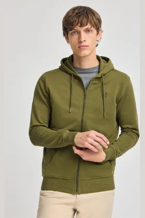 Polo Club® Sudadera Verde Con Capucha Y Cremallera Con Logo Rigby Go