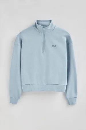 Polo Club® Sudadera Azul Claro Boxy Fit Con Logo Engomado