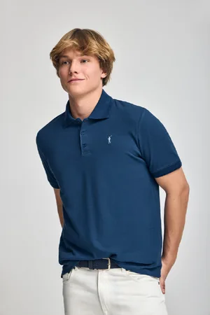 Polo Club® Polo De Manga Corta Y Tres Botones Con Logo Bordado Rigby Go