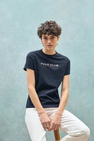 Polo Club® Camiseta Básica Con Logo Engomado
