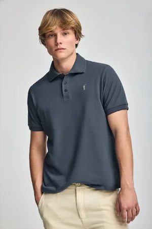 Polo Club® Polo De Manga Corta Y Tres Botones Con Logo Bordado Rigby Go