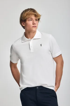 Polo Club® Polo De Manga Corta Y Tres Botones Con Logo Bordado Rigby Go