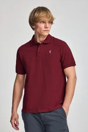 Polo Club® Polo De Manga Corta Y Tres Botones Con Logo Bordado Rigby Go