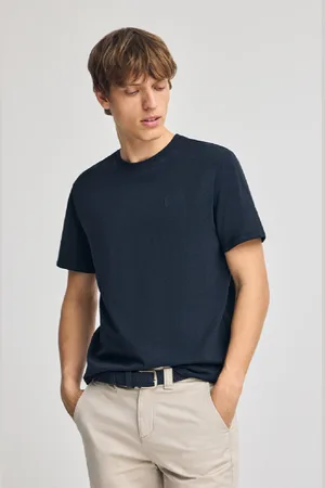 Polo Club® Camiseta Azu Marino De Algodón Flamé Y Bordado Rigby Go