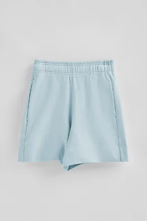 Polo Club® Pantalón Corto De Algodón Azul Claro Con Logo Bordado