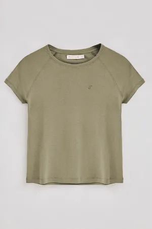 Polo Club® Camiseta Verde Hesperia Con Monograma Bordado