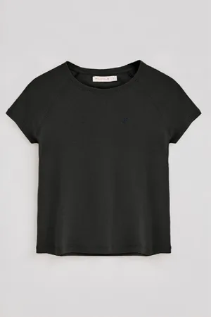 Polo Club® Camiseta Negra Hesperia Con Monograma Bordado