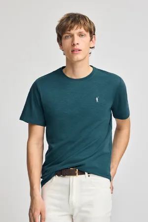 Polo Club® Camiseta Azul De Algodón Flamé Y Bordado Rigby Go