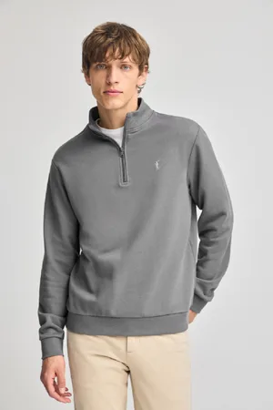 Polo Club® Sudadera Gris De Media Cremallera Y Bordado Rigby Go