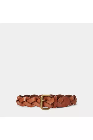Ralph Lauren Mujer Cinturones - Cinturón de piel vachetta trenzada