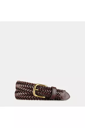 Ralph Lauren Niños Cinturones - Cinturón de piel trenzado