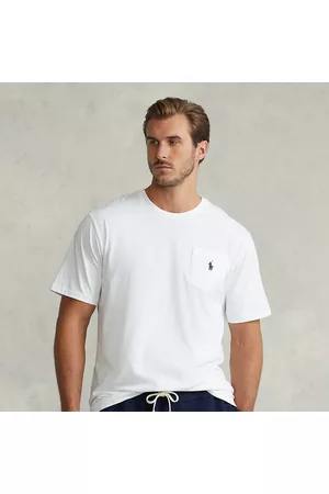 Ralph Lauren Hombre Camisetas - Tallas Grandes - Camiseta en punto de algodón con bolsillo