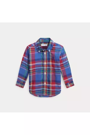 Ralph Lauren Camisas - Camisa de popelina de algodón con rayas