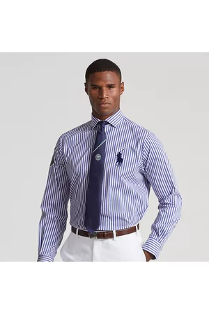 Ralph Lauren Hombre Casual - Camisa elástica de sarga Wimbledon