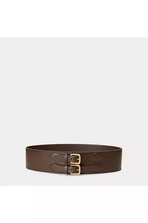 Ralph Lauren Mujer Cinturones - Cinturón ancho de piel