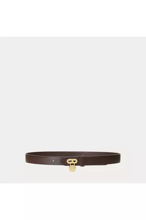 Ralph Lauren Mujer Cinturones - Cinturón de piel con hebilla de candado