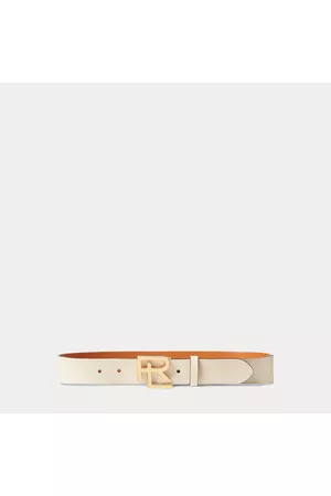 Ralph Lauren Mujer Cinturones - Cinturón de piel de becerro RL