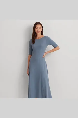 Vestido midi algodón - Mujer