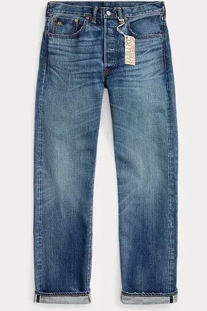 Ralph Lauren Jeans Hillsview Straight Fit con orillo
