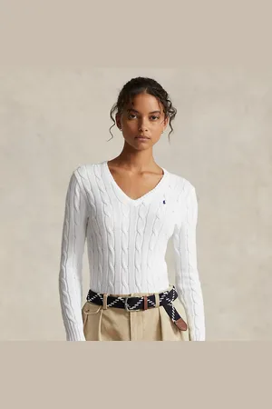 Ralph Lauren Jersey de algodón en punto de ochos