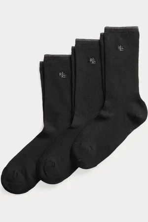 Ralph Lauren Paquete de 3 calcetines de algodón