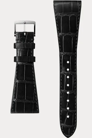 Ralph Lauren Correa de reloj RL867 de 28 mm de caimán