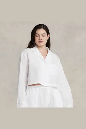 Ralph Lauren Pijama de popelina con bóxer