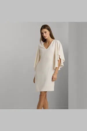 Ralph Lauren Vestido de cóctel con volantes