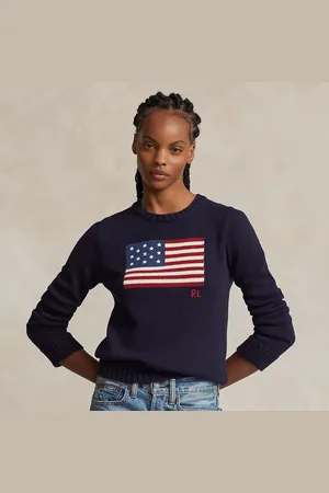 Ralph Lauren Jersey de algodón con bandera