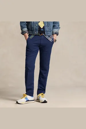 Ralph Lauren Pantalón de lino y algodón Straight Fit